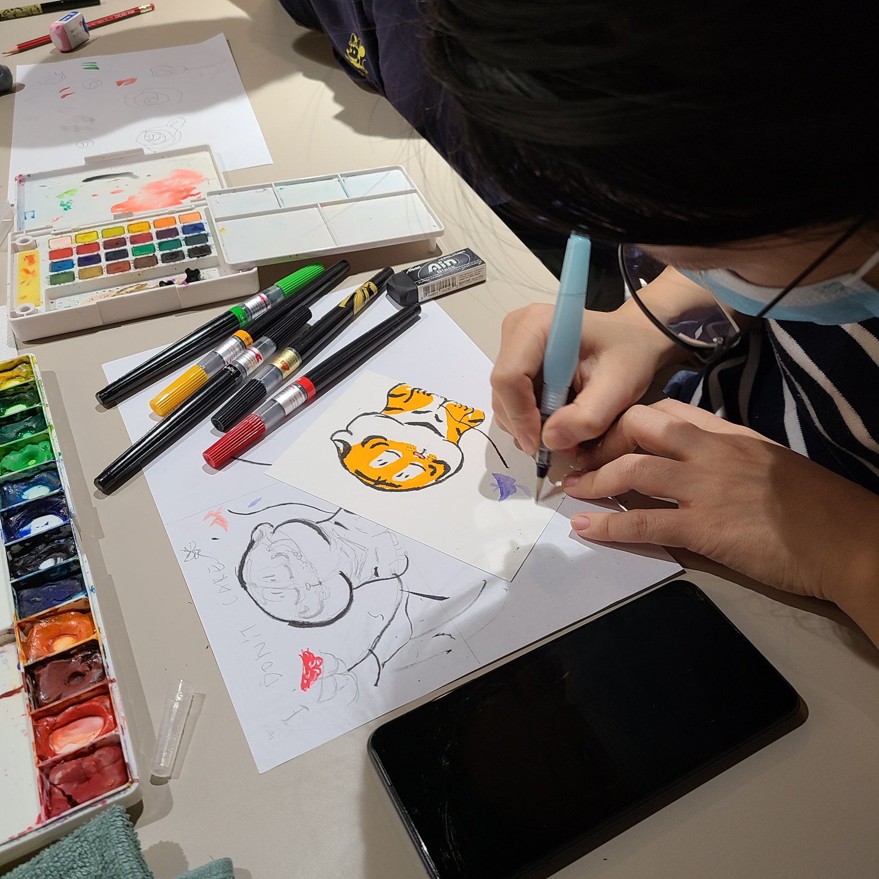 工作室水彩課
